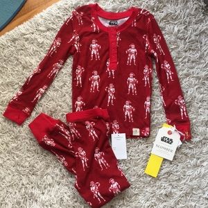 NWT Star Wars Stormtrooper Red Pajama 4T Boy